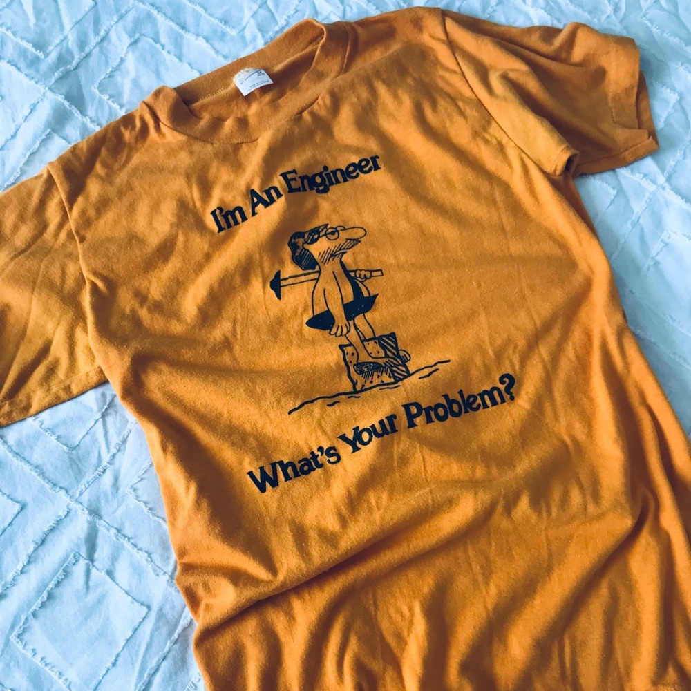 Vintage 80’s Graphic Engineer Tee